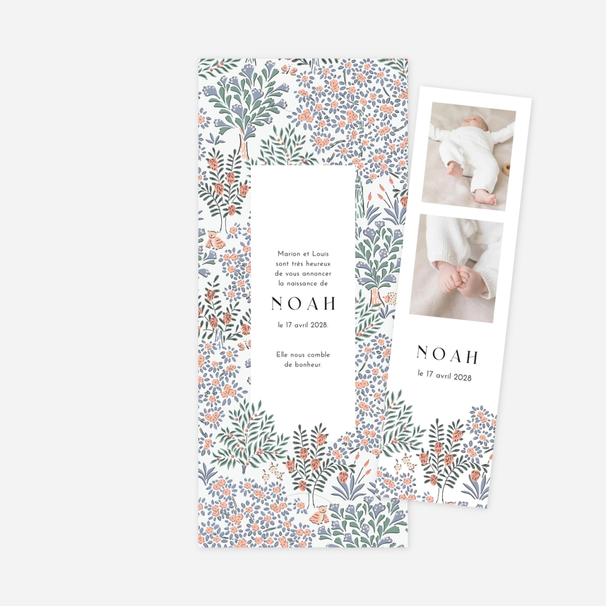 Faire-part naissance Forêt enchantée