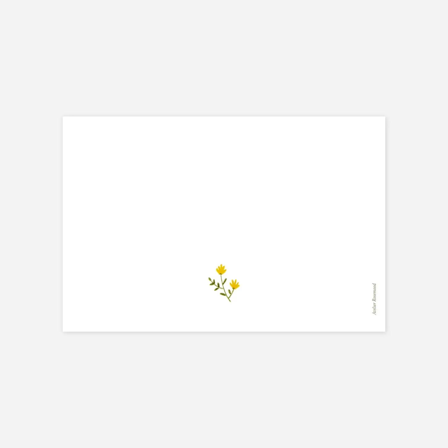 Carte de correspondance Fleurs sauvages