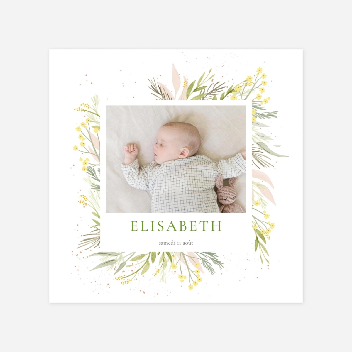 Faire-part naissance Gaieté