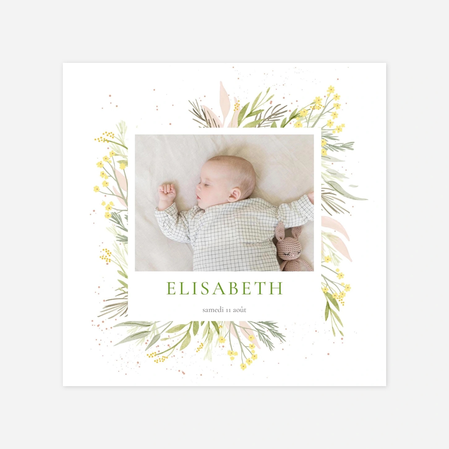 Faire-part naissance Gaieté