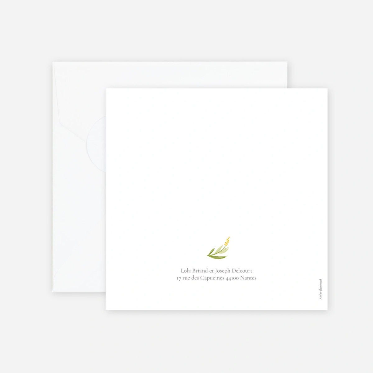 Faire-part mariage Gaieté