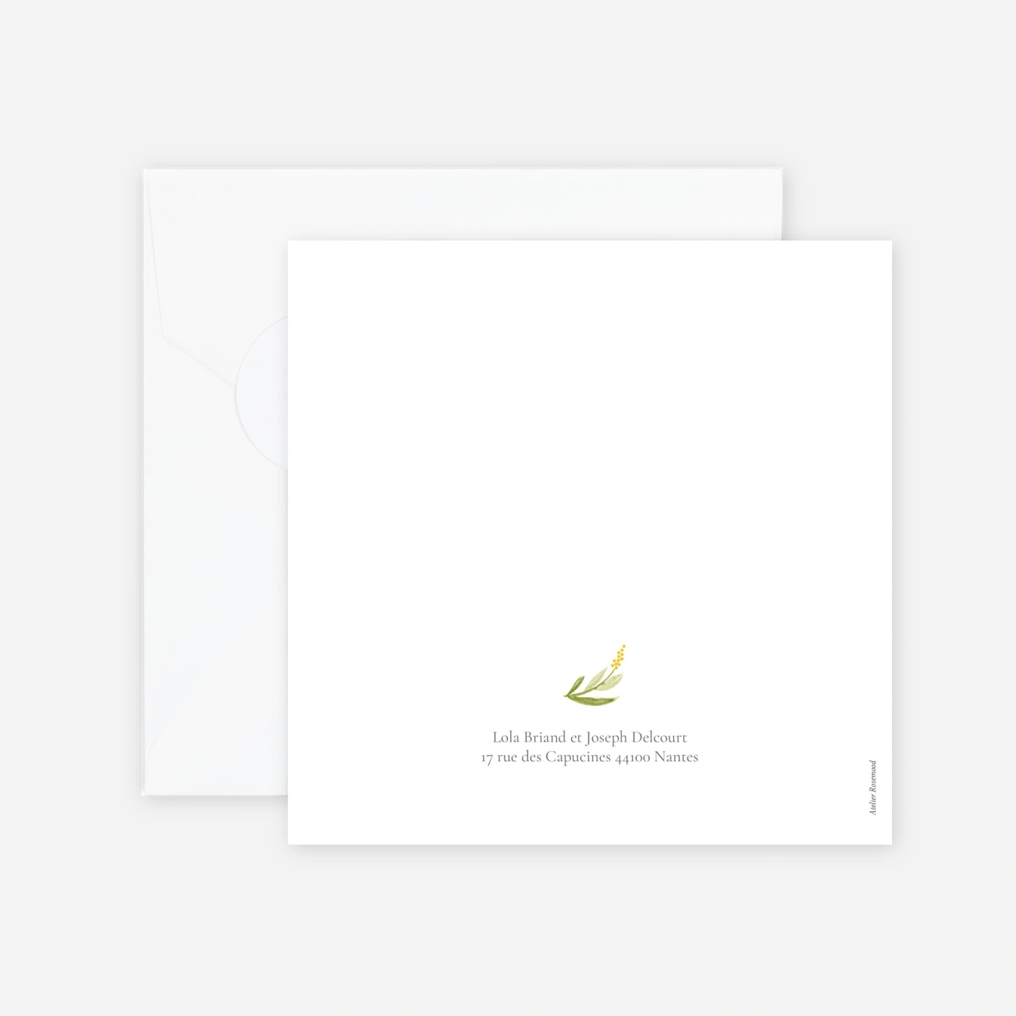 Faire-part mariage Gaieté