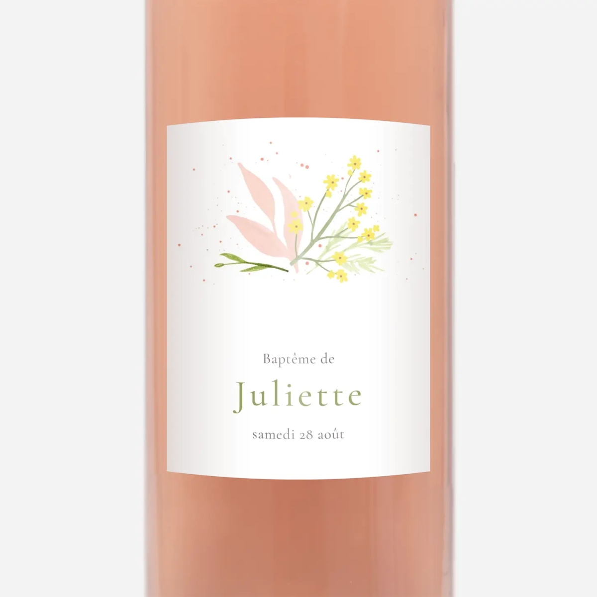 Étiquette pour bouteille Gaieté