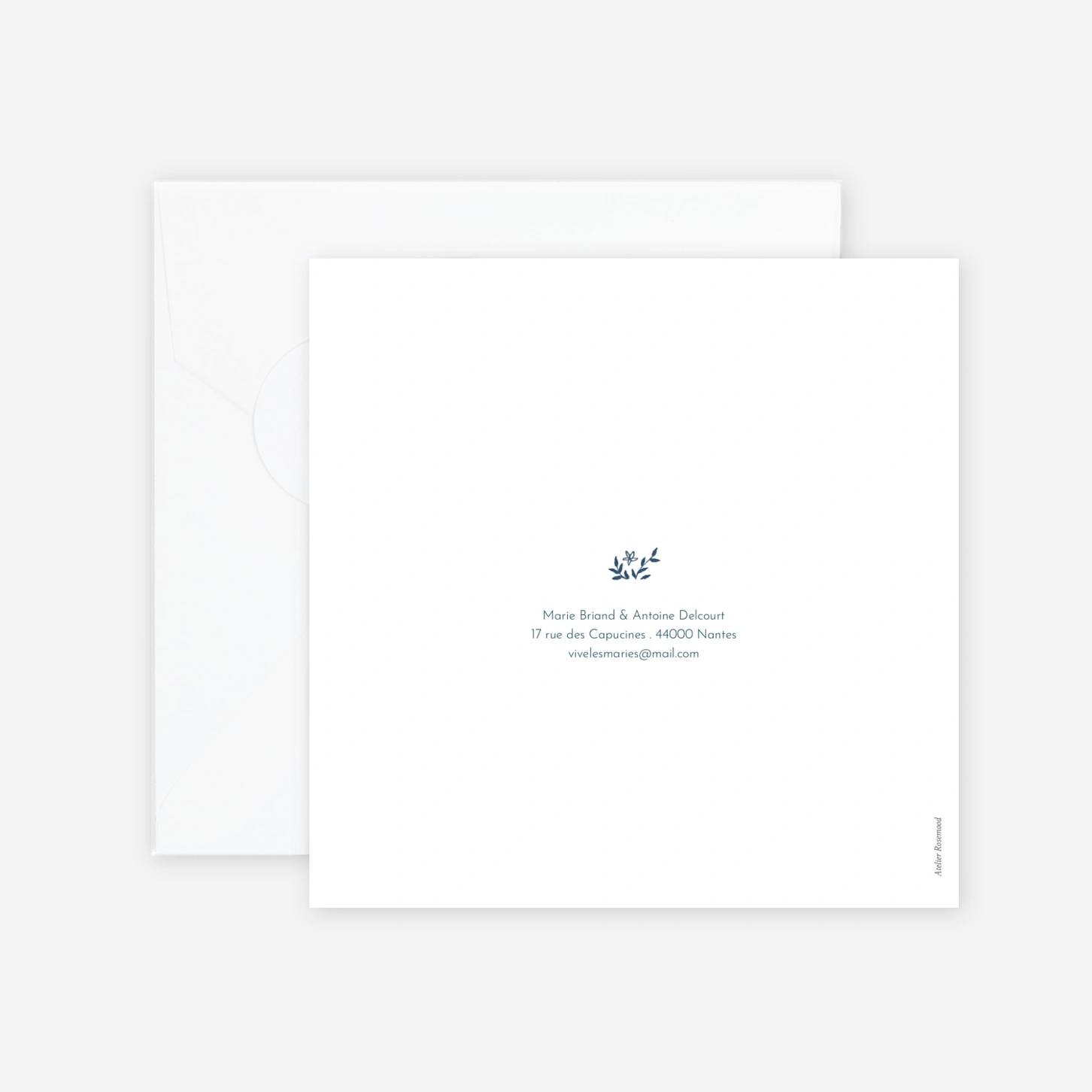 Faire-part mariage Gloriette
