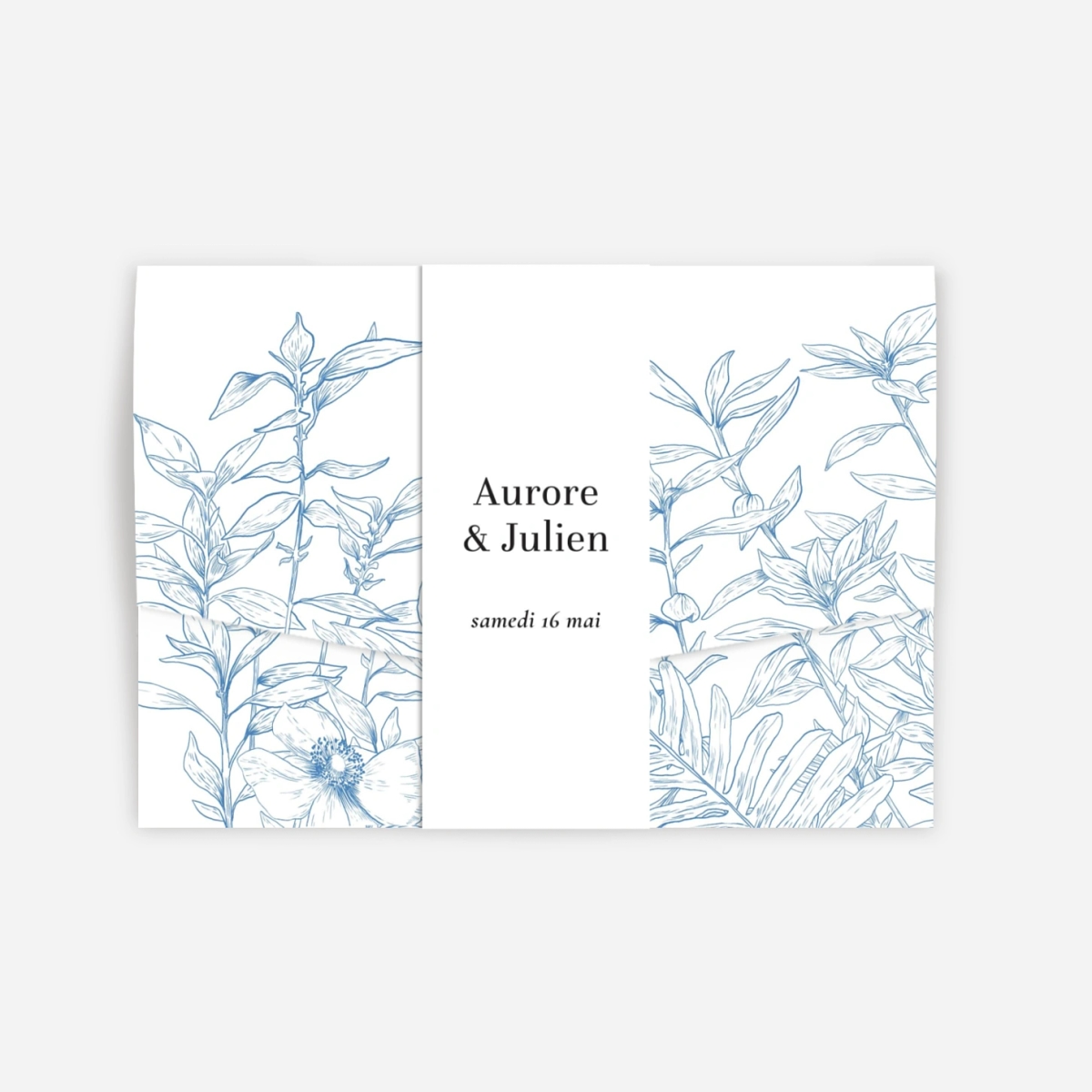 Faire-part mariage Gravure