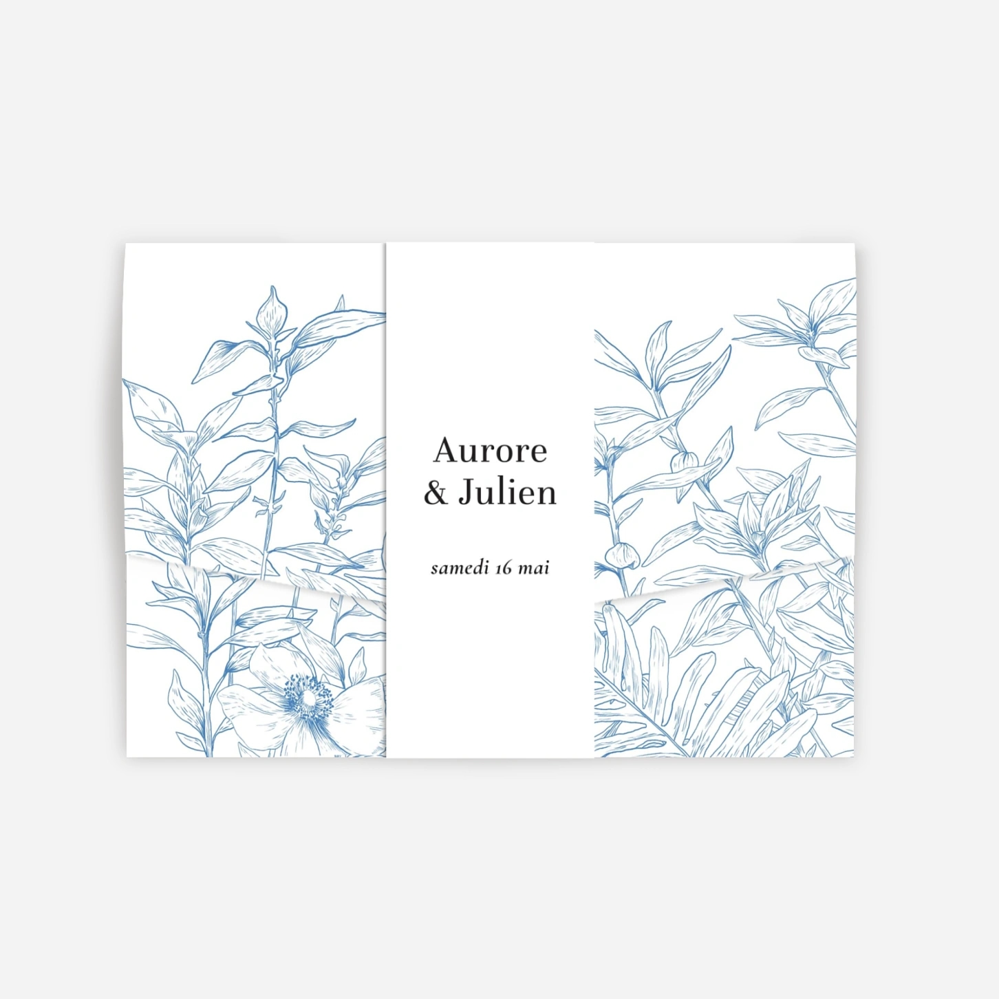 Faire-part mariage Gravure