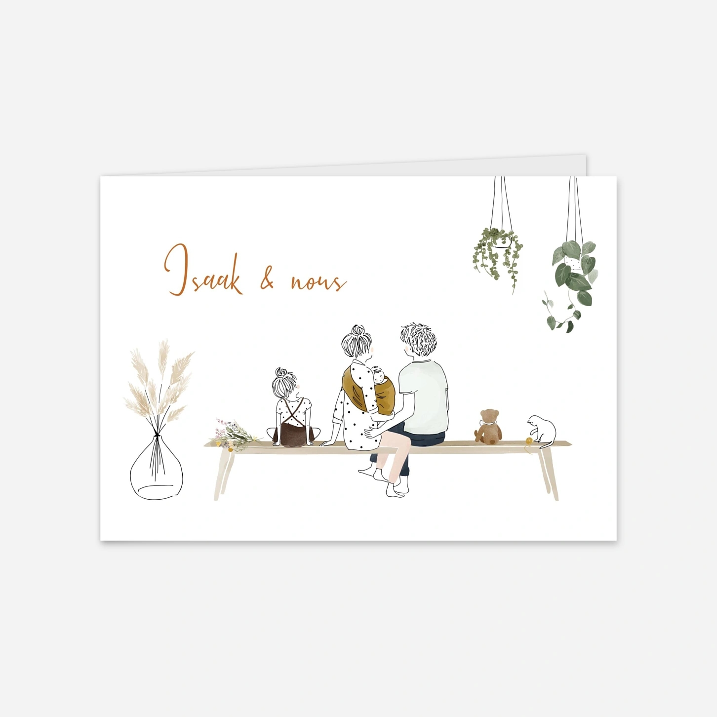 Faire-part naissance Green Family