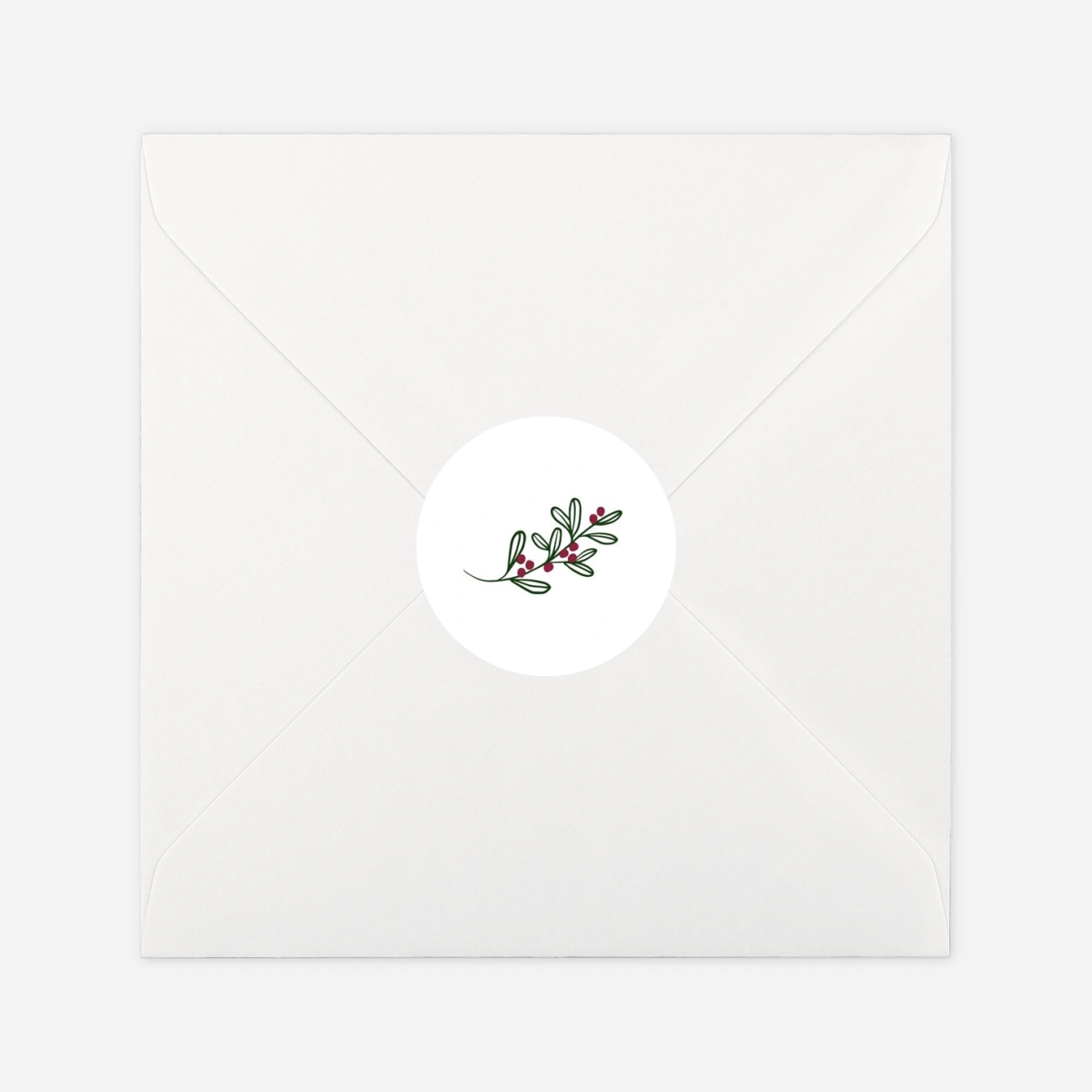 Étiquette cadeau Noël Gui joli