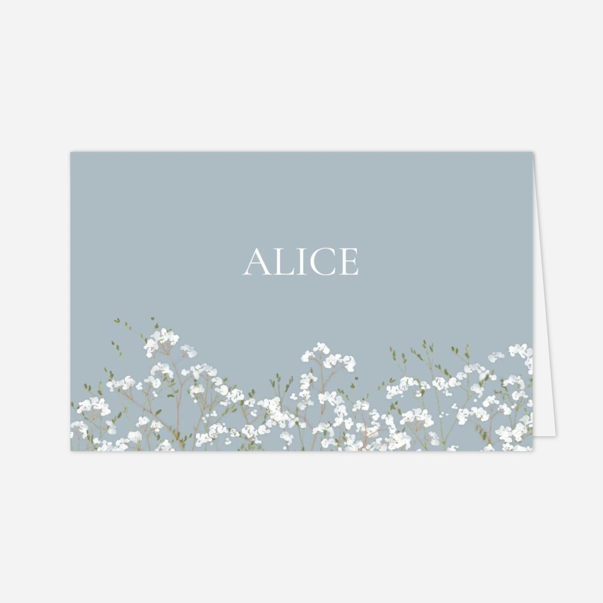 Marque-place mariage Gypsophile