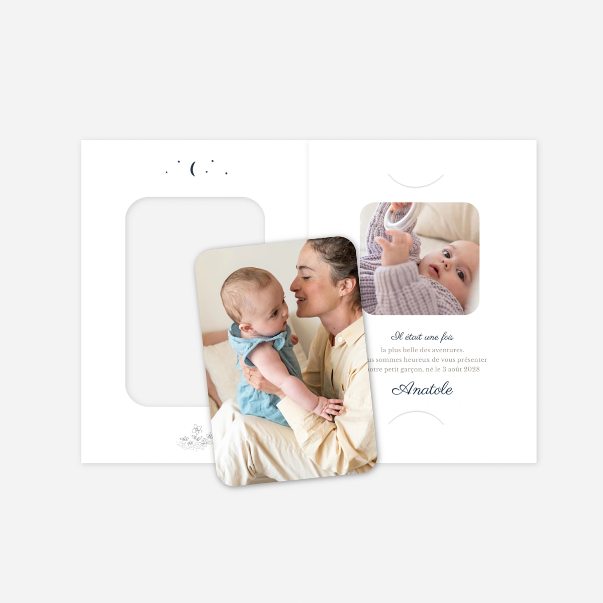 Faire-part naissance Histoire du soir