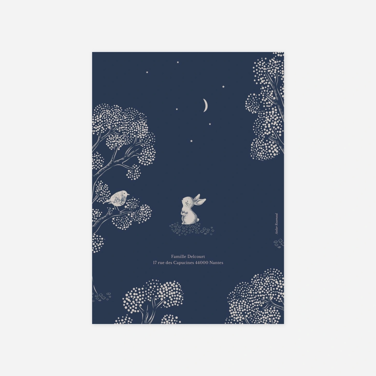 Faire-part naissance Histoire du soir