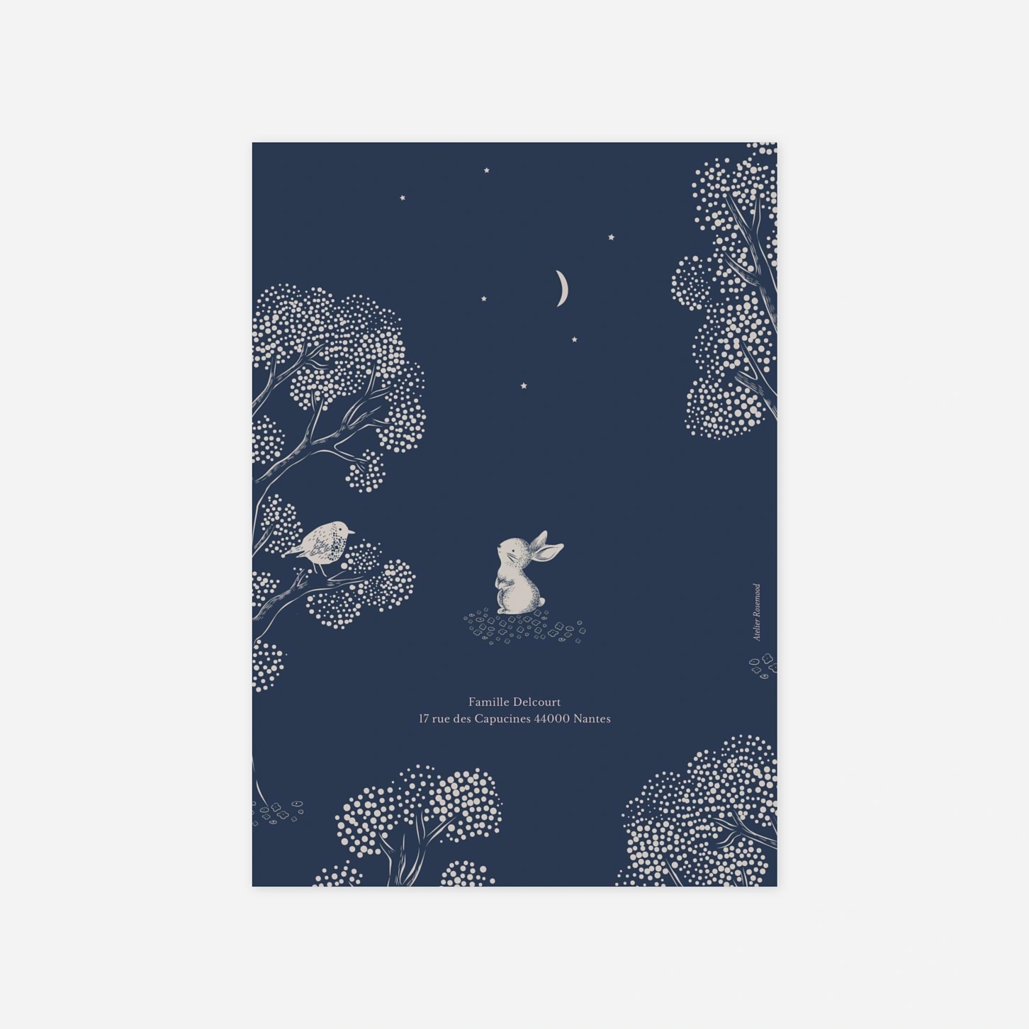 Faire-part naissance Histoire du soir