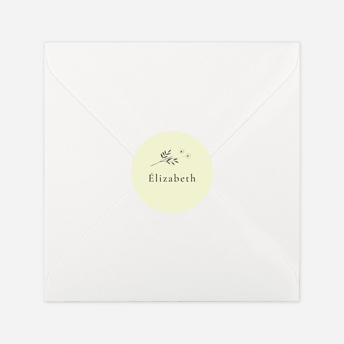 Stickers naissance Herbier