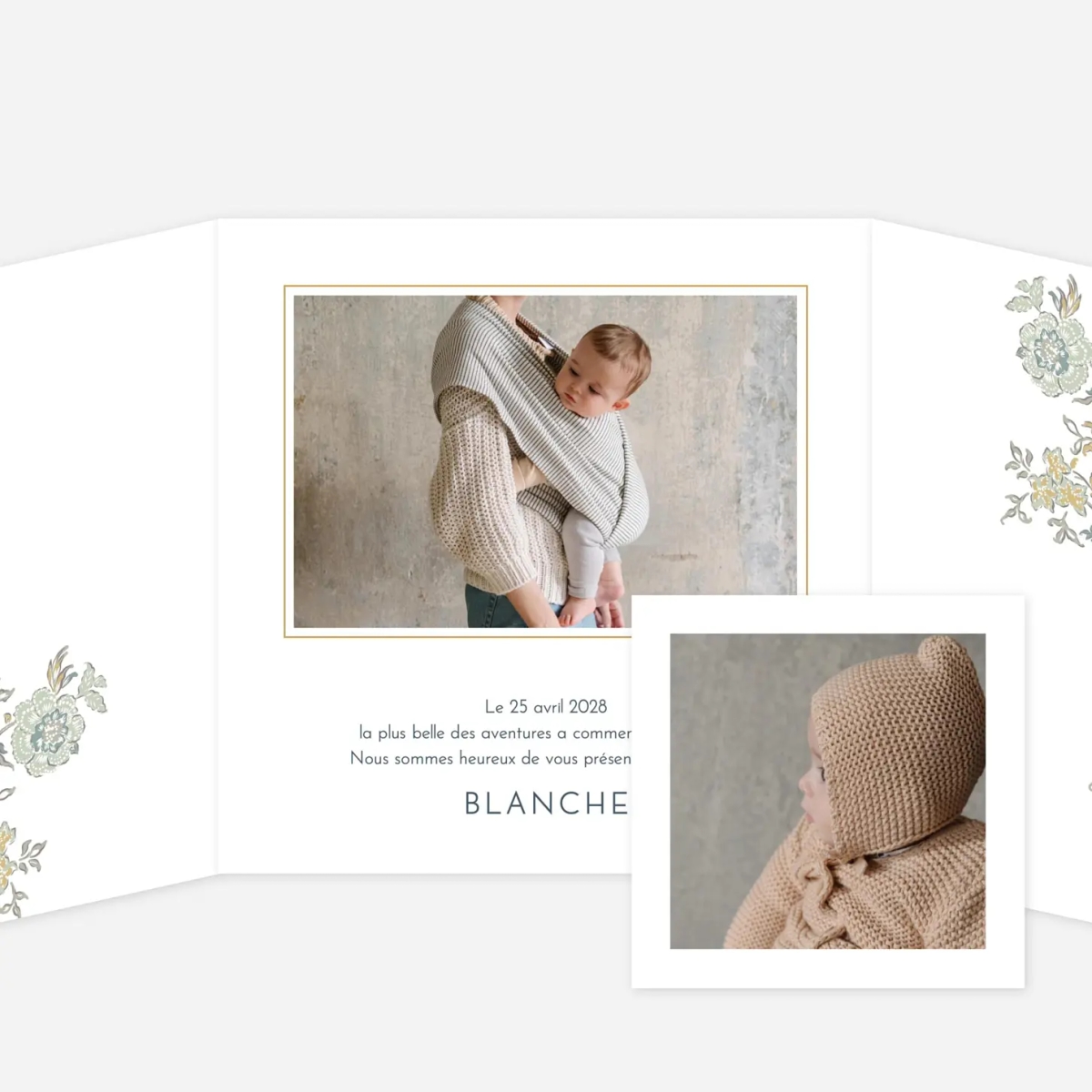 Faire-part naissance Indiennes