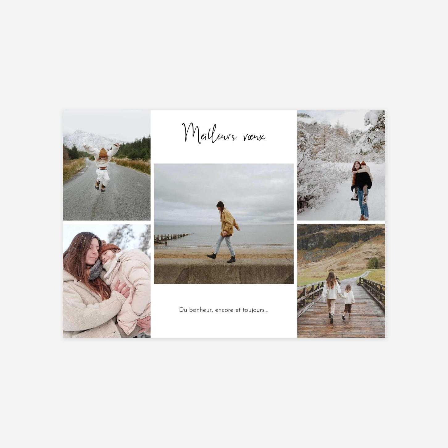 Carte de voeux Instantanés