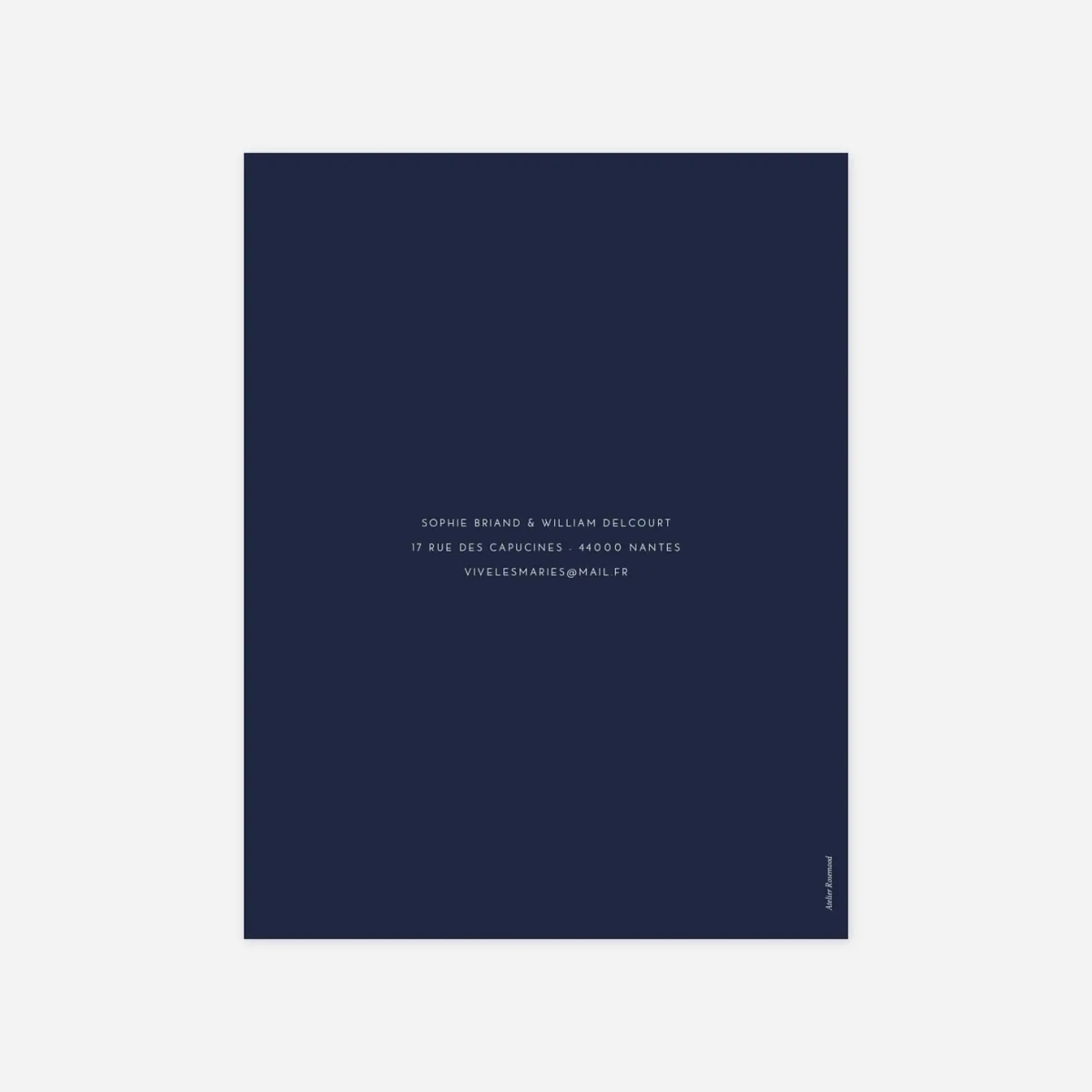 Faire-part mariage Intemporel