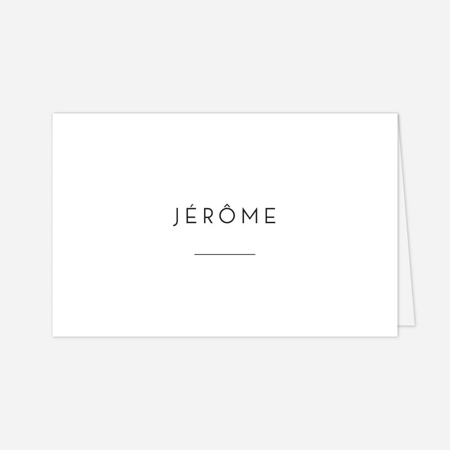 Marque-place mariage Intemporel