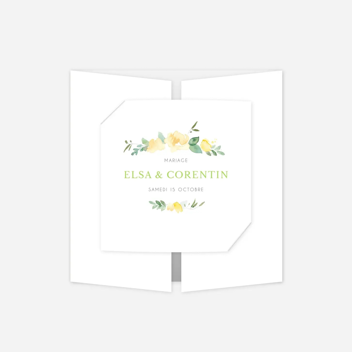 Faire-part mariage Jardin anglais