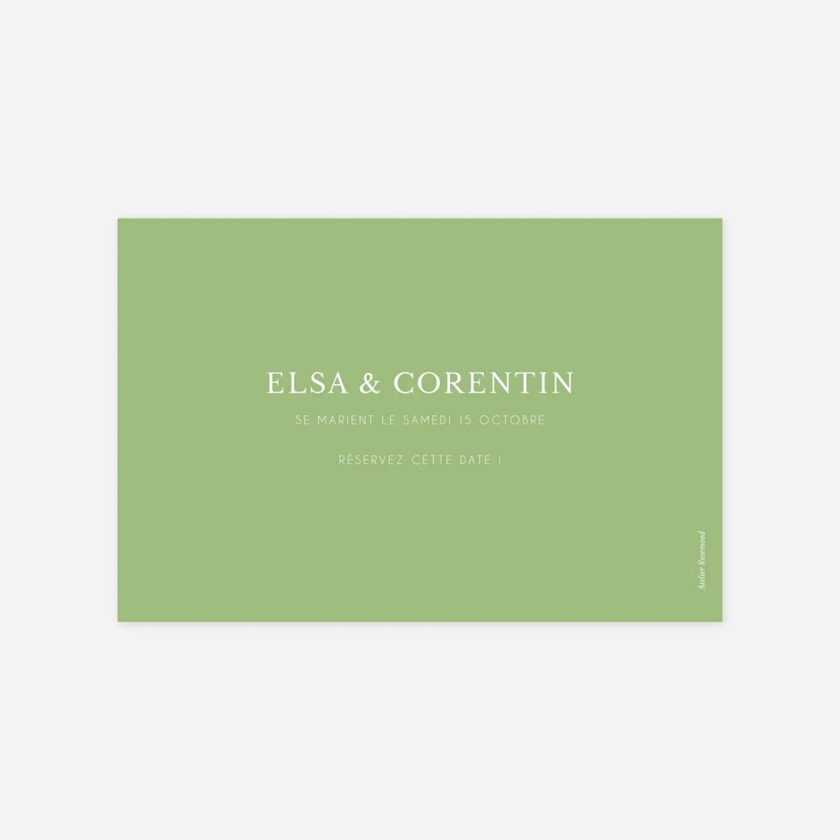 Save the date Jardin anglais