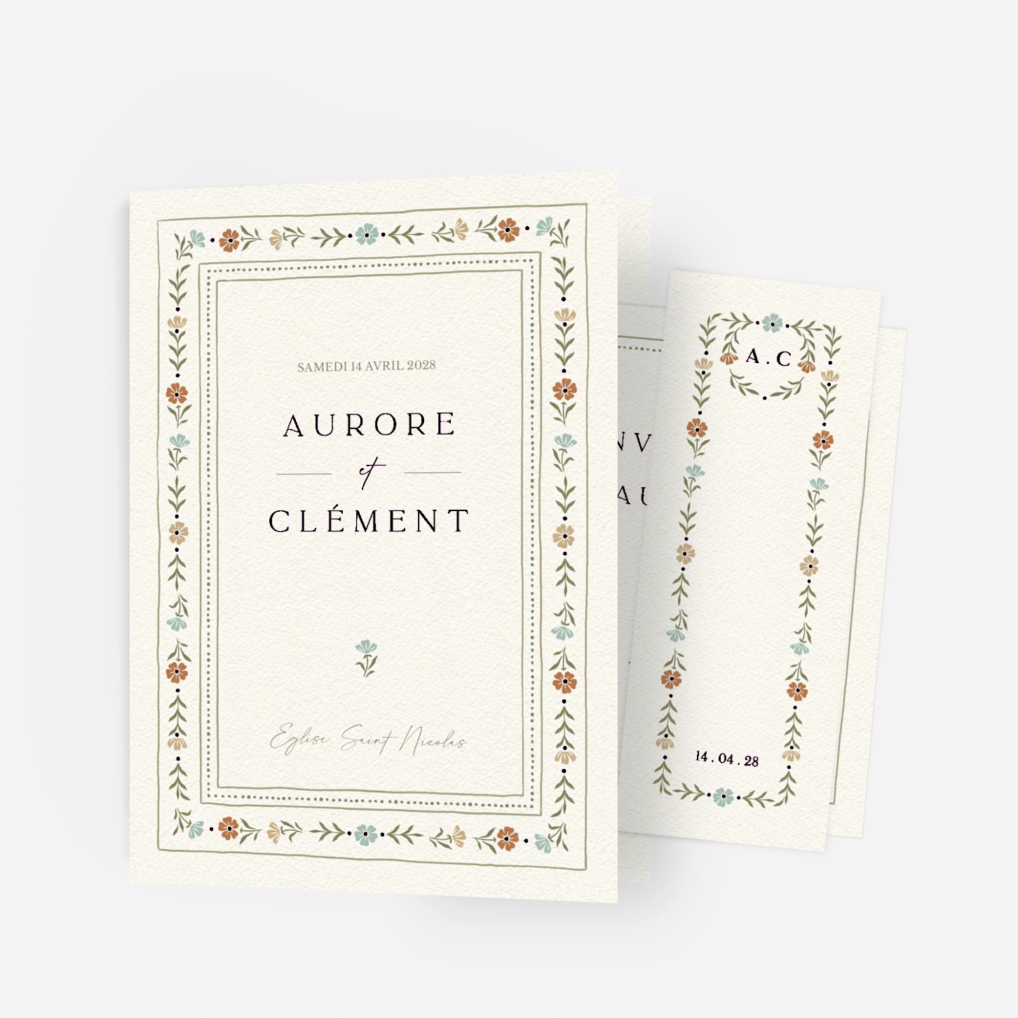 Faire-part mariage Jardin éternel