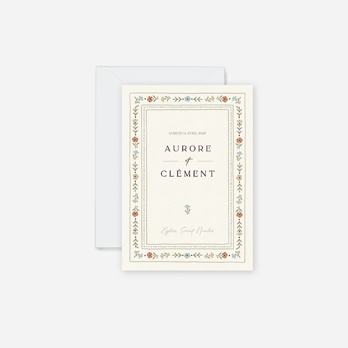 Faire-part mariage Jardin éternel