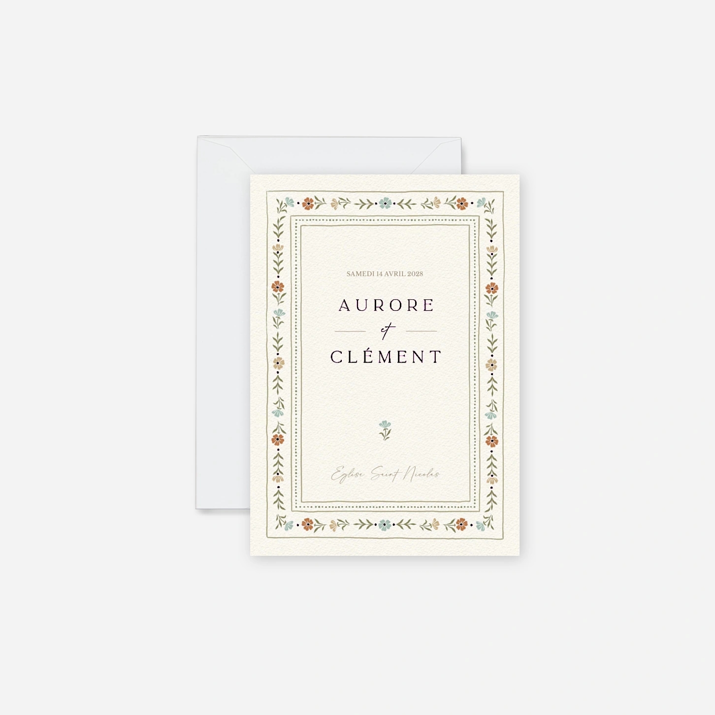 Faire-part mariage Jardin éternel