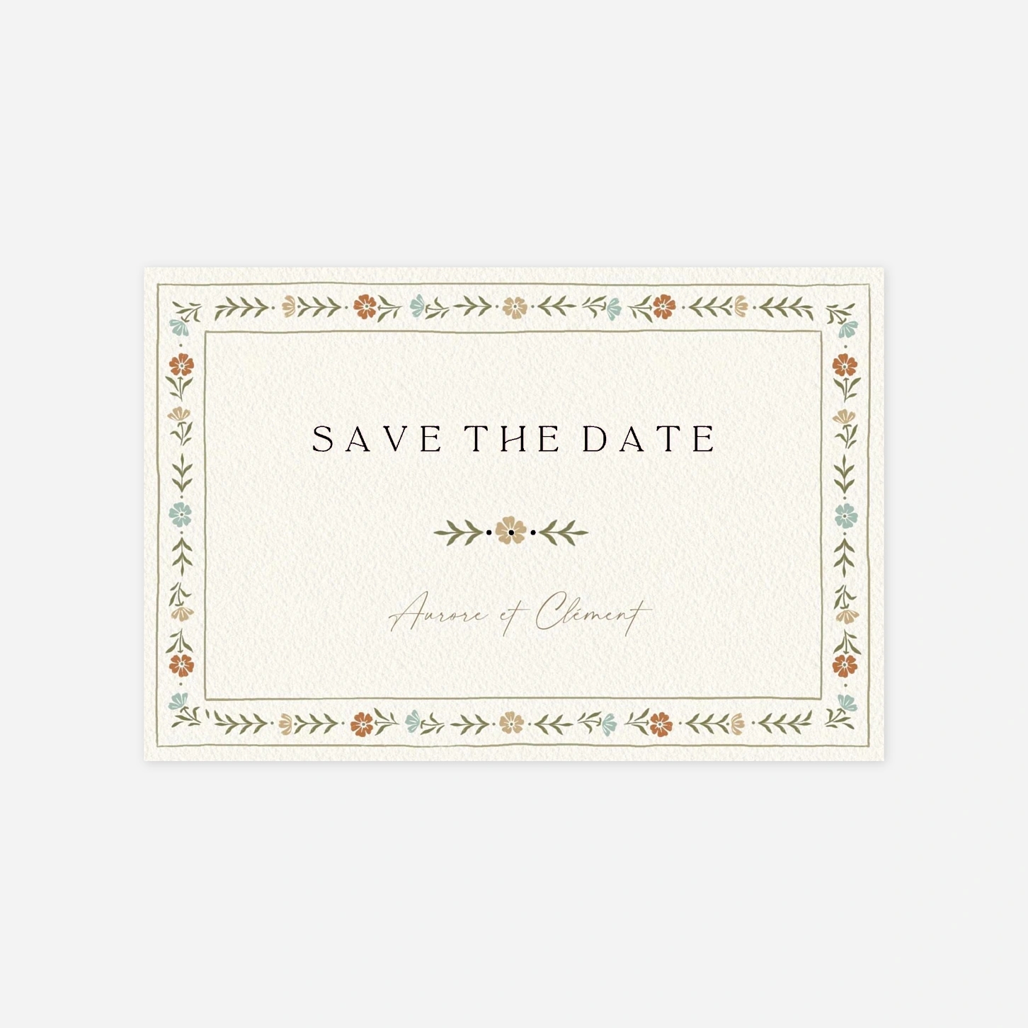 Save the date Jardin éternel