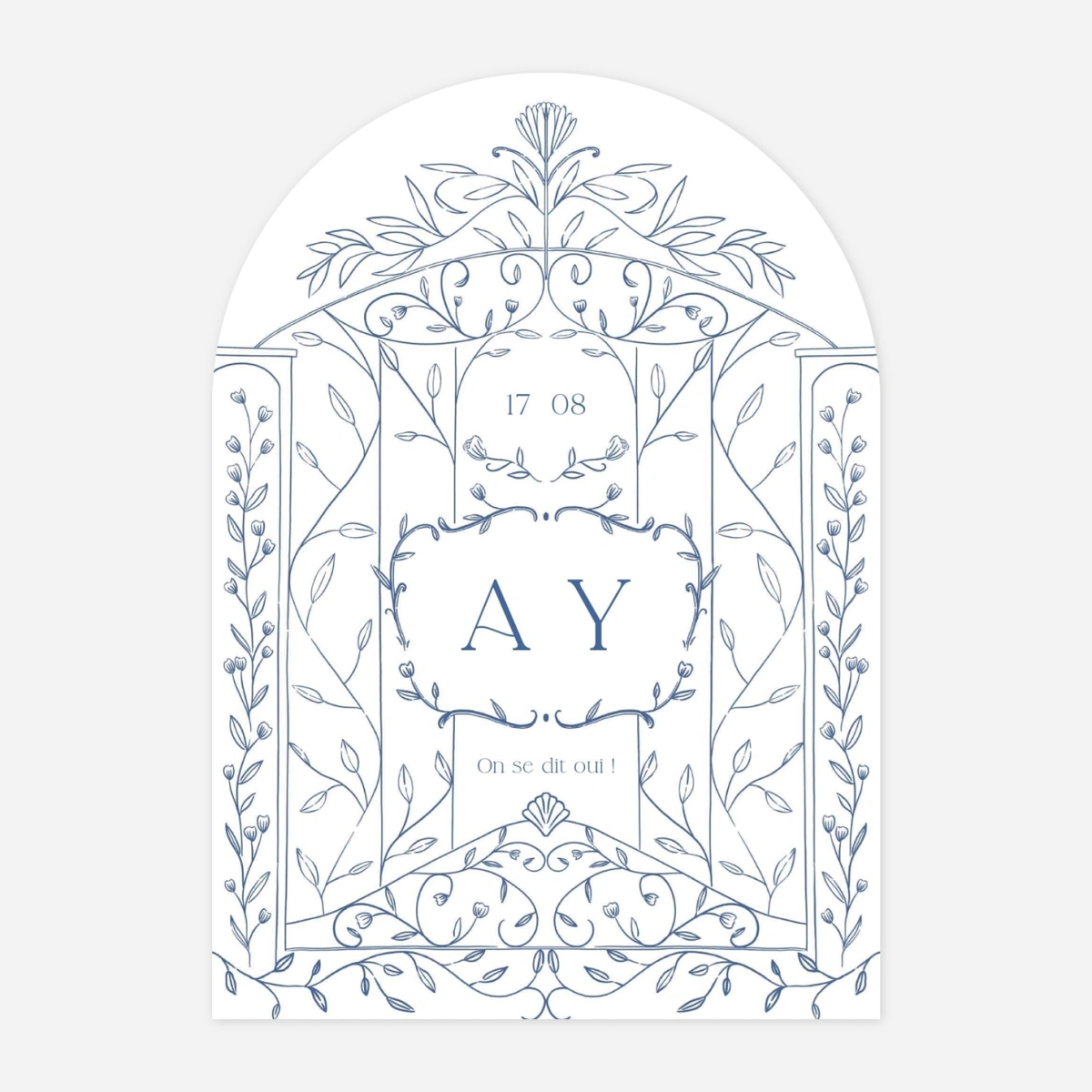 Faire-part mariage Jardin botanique