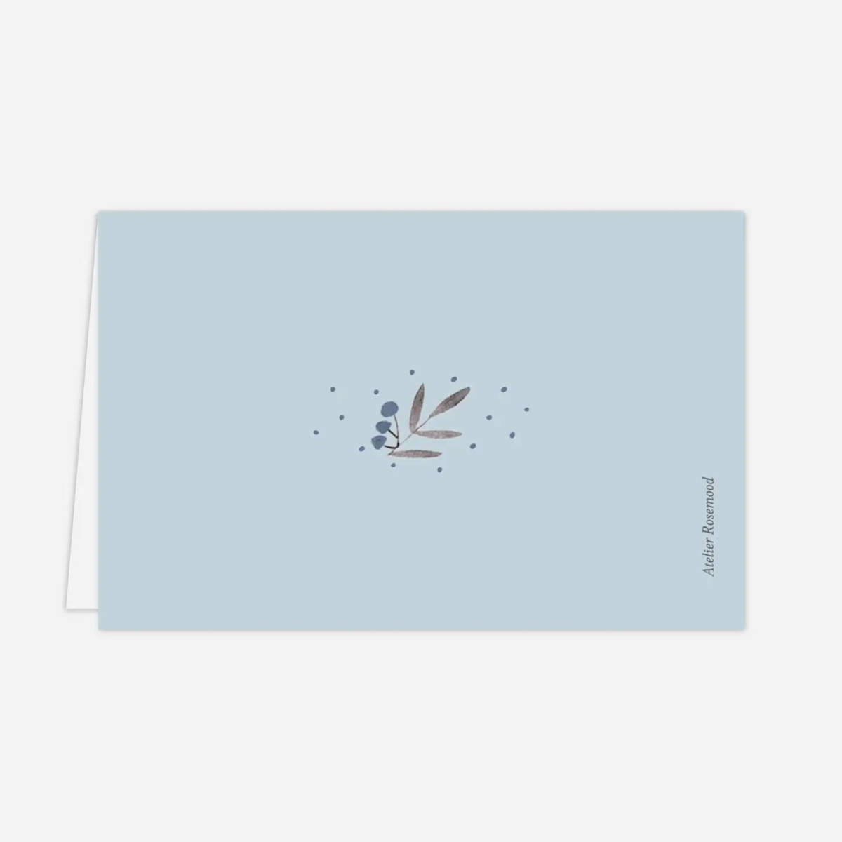 Marque-place baptême Jolies brindilles