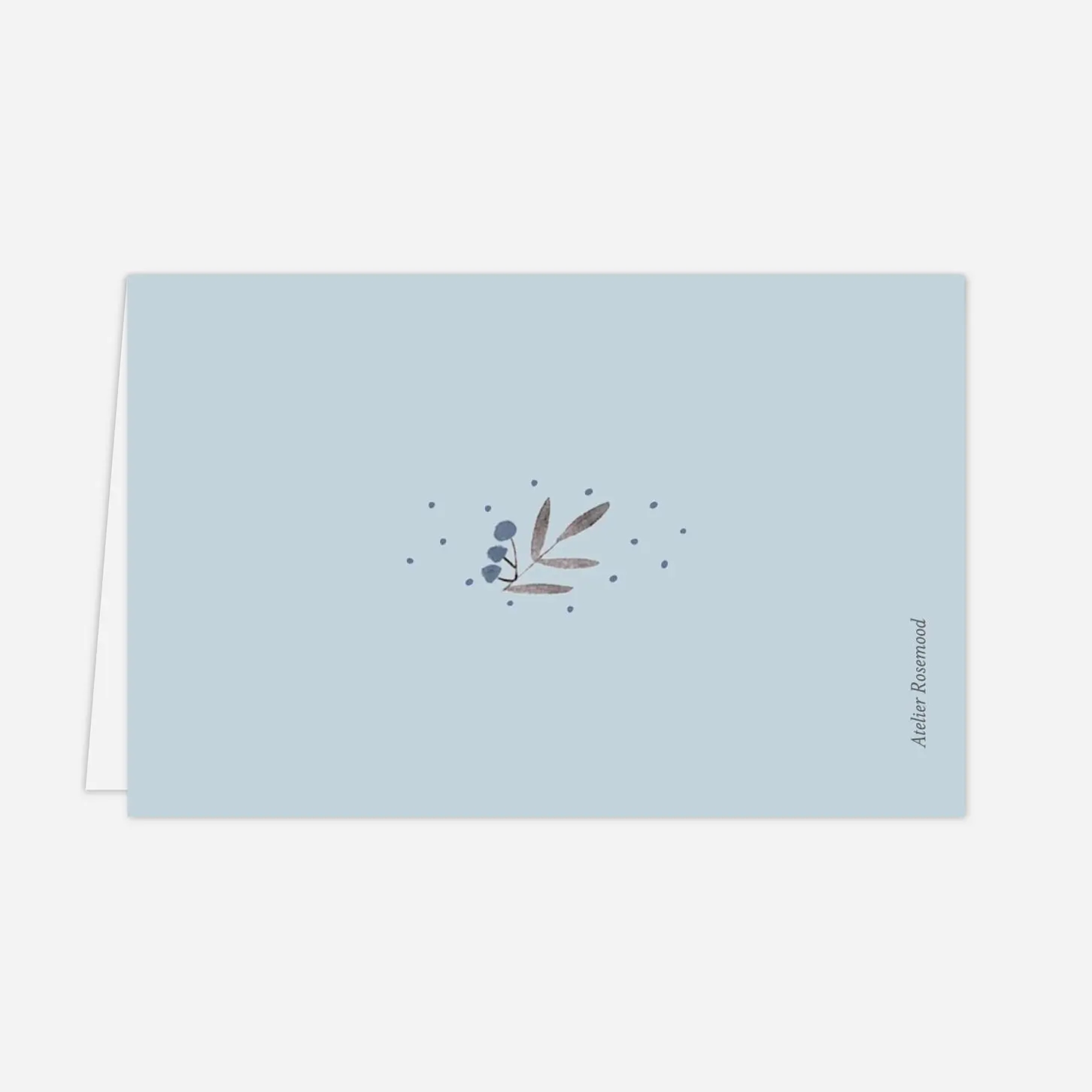 Marque-place baptême Jolies brindilles