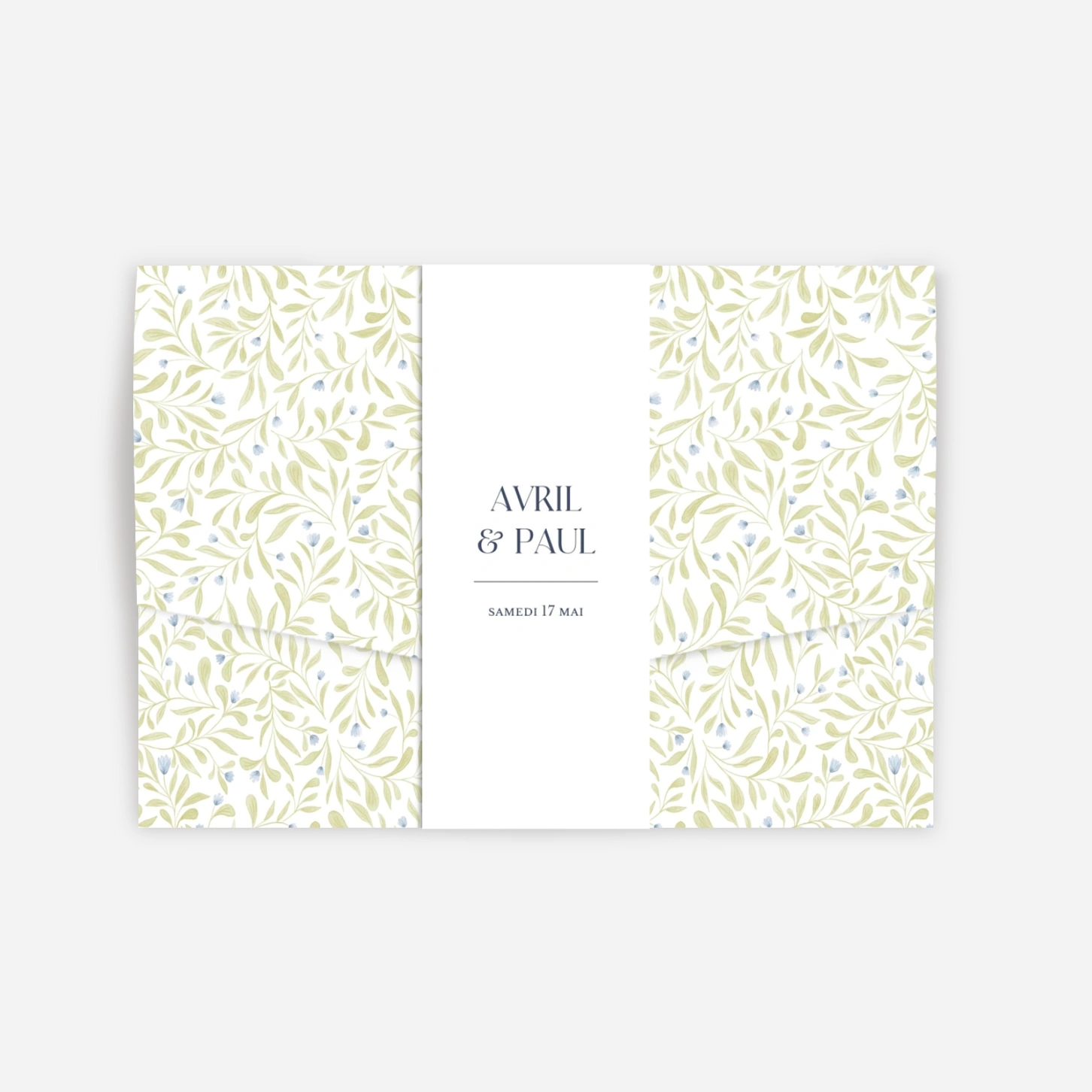 Faire-part mariage Jardin d'amour