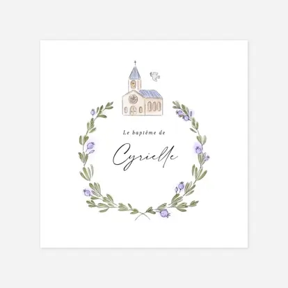 Jour de baptême couronne