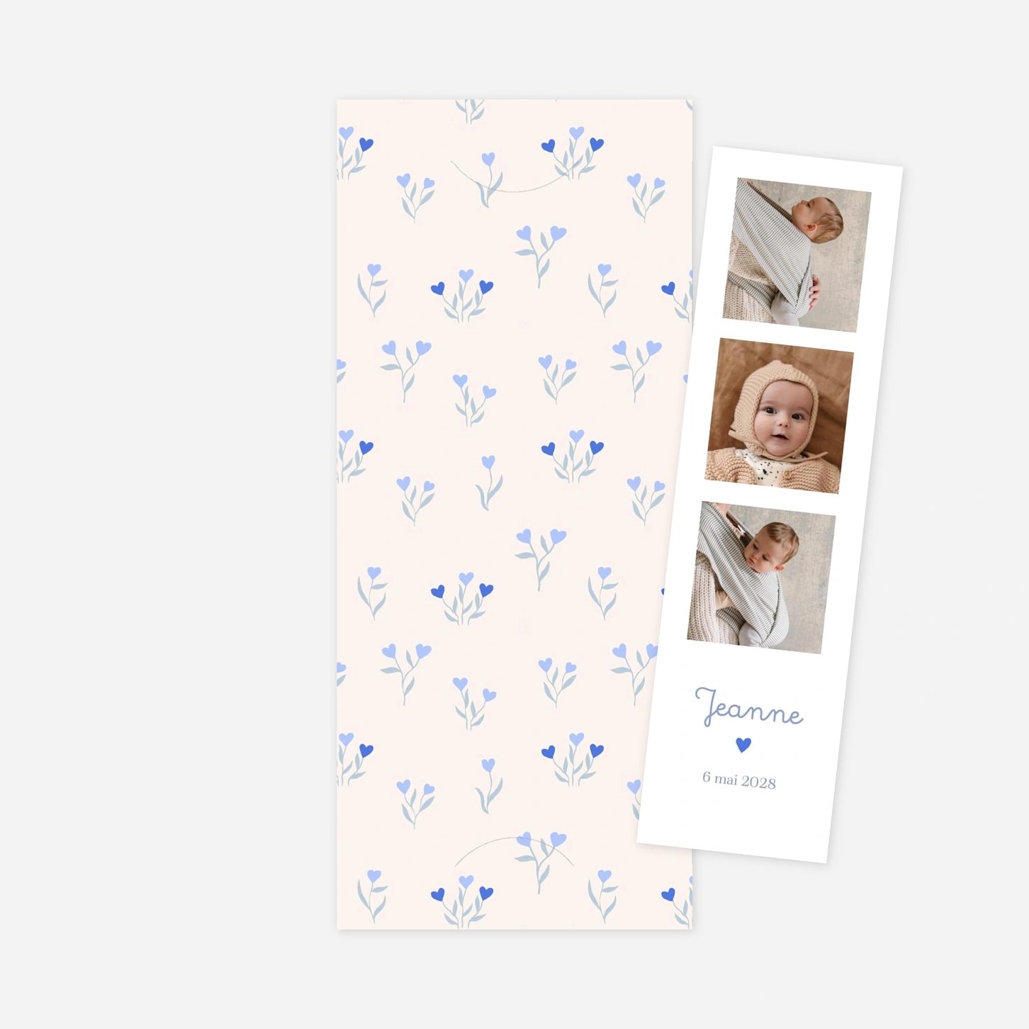 Faire-part naissance Jardin de floeurs