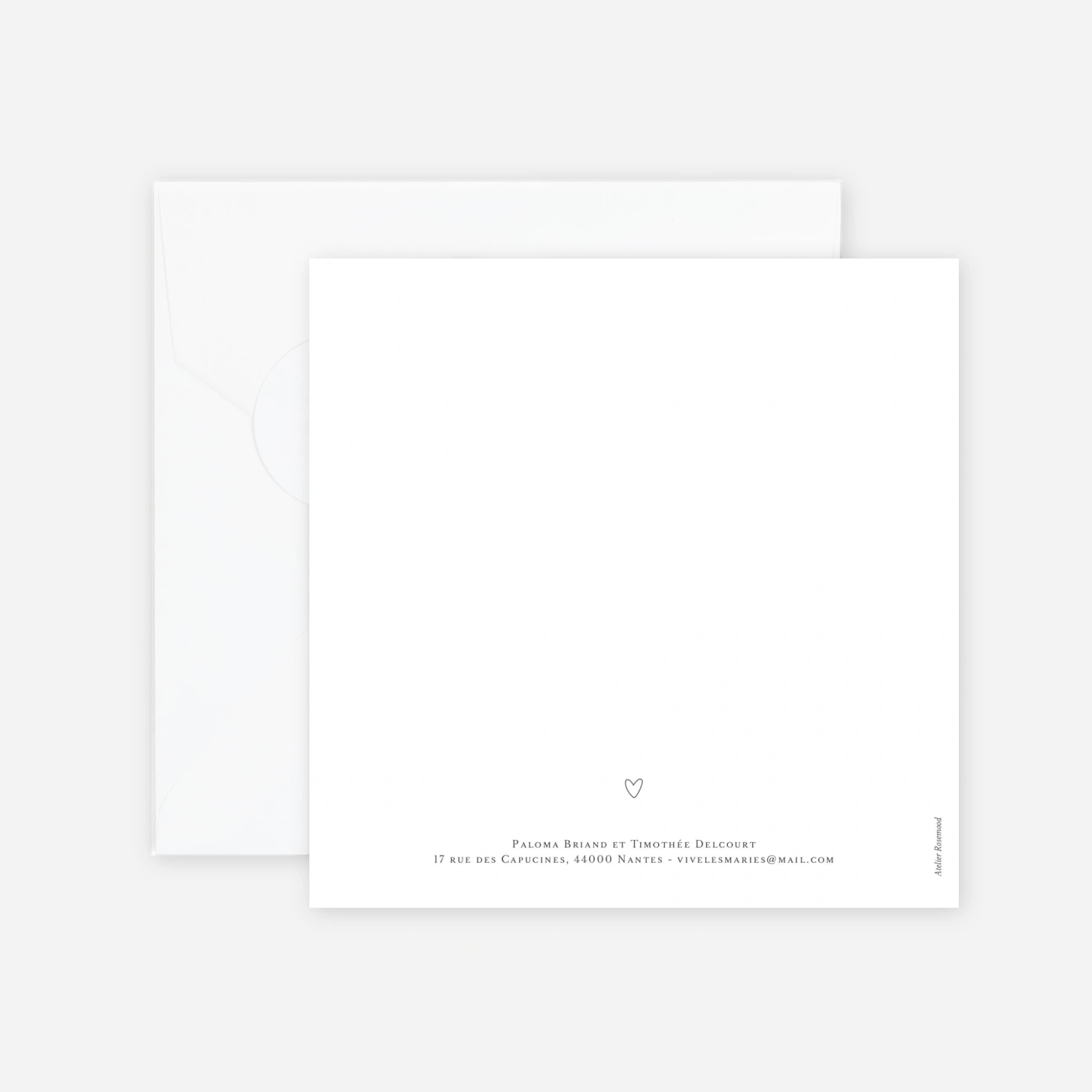 Faire-part mariage Jour de noces