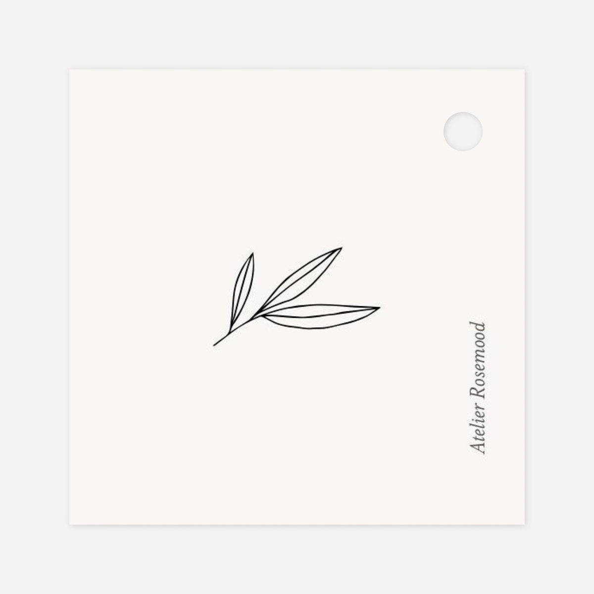 Etiquette perforée mariage Jeune pousse