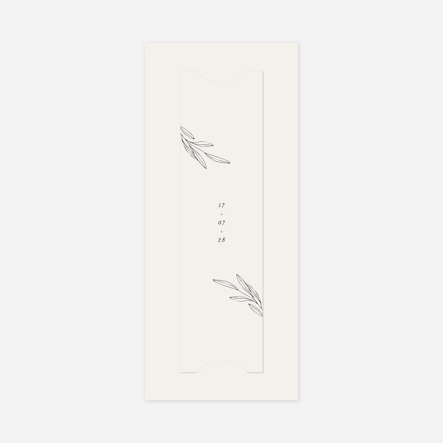 Save the date Jeune pousse pastel