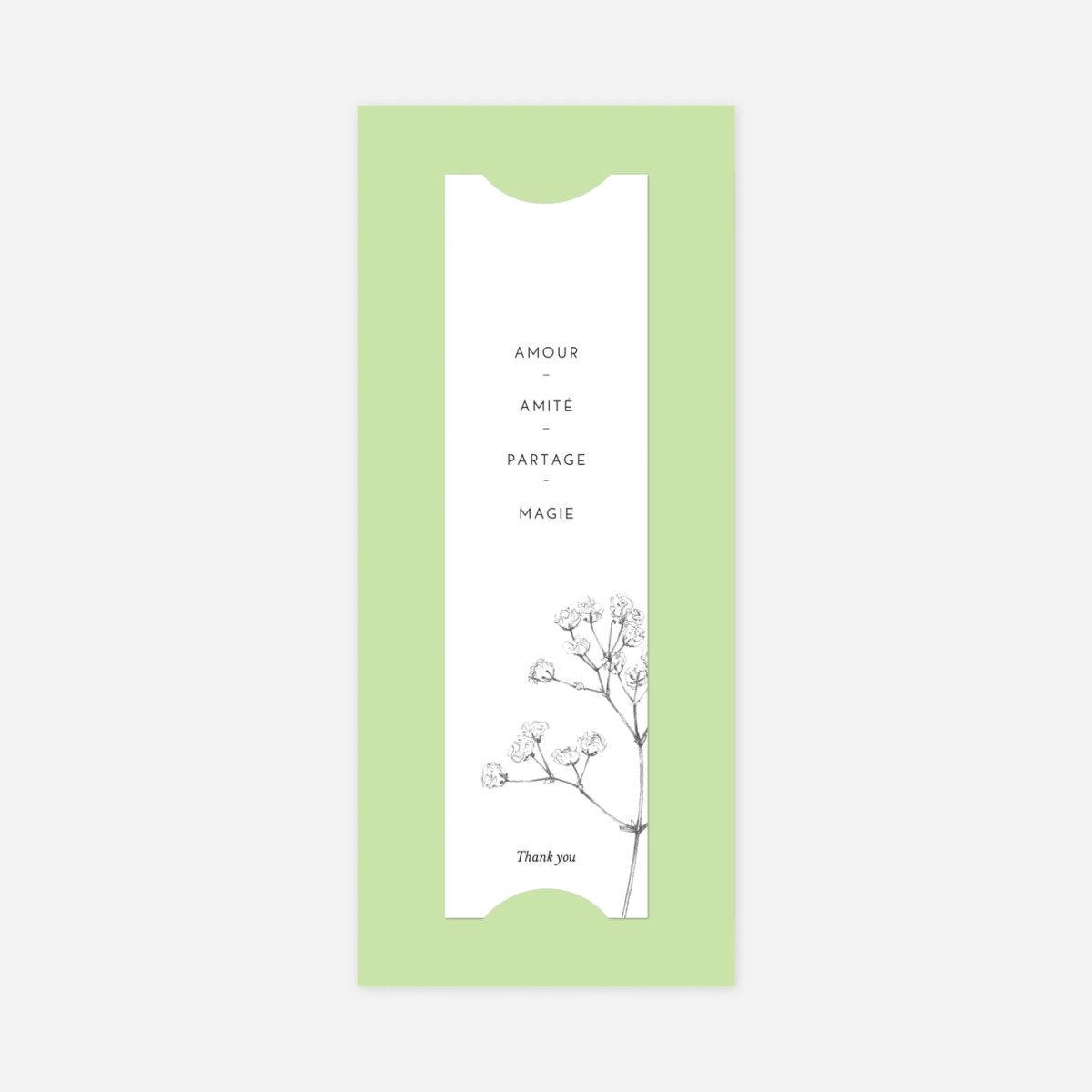 Carte de remerciements Joli brin