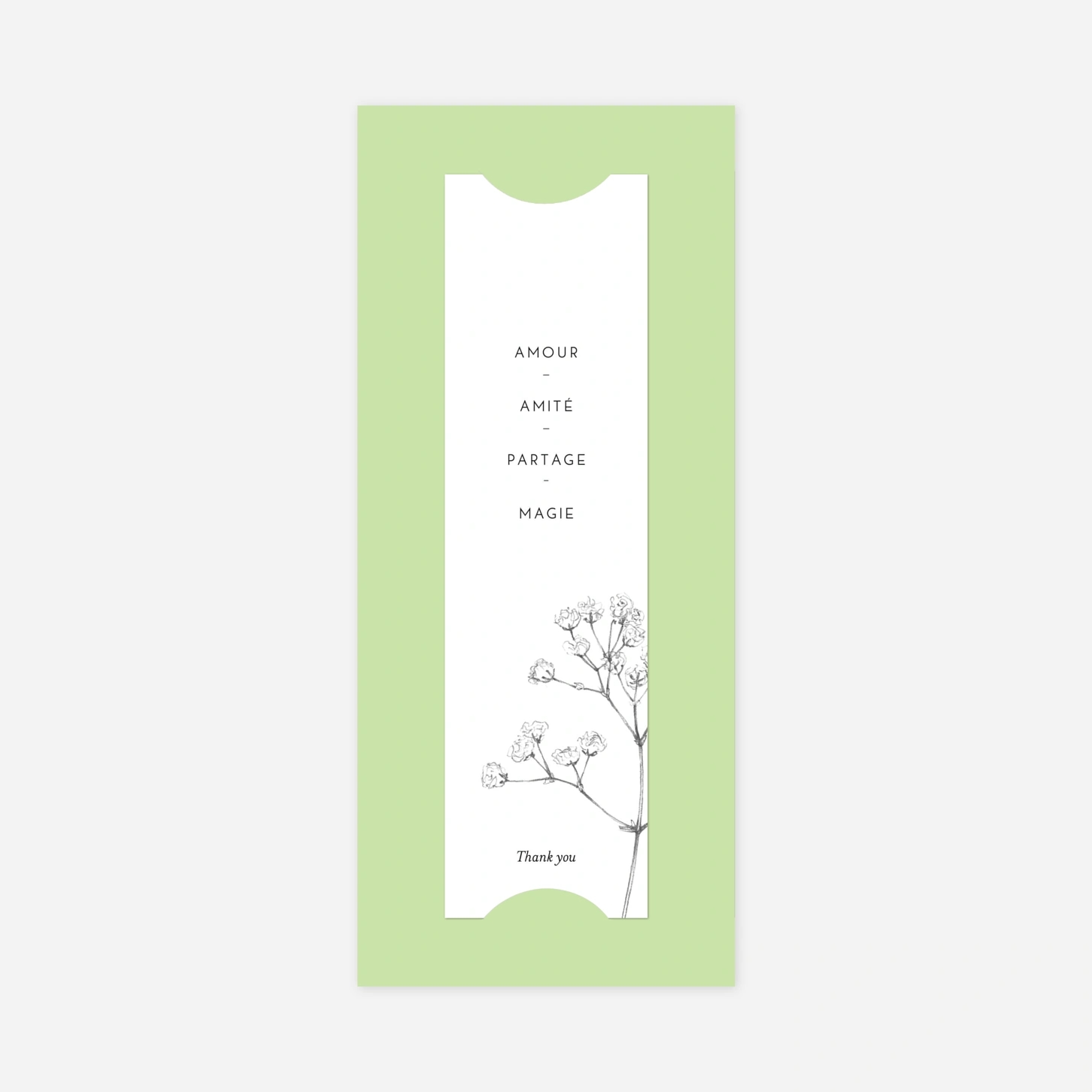 Carte de remerciements Joli brin