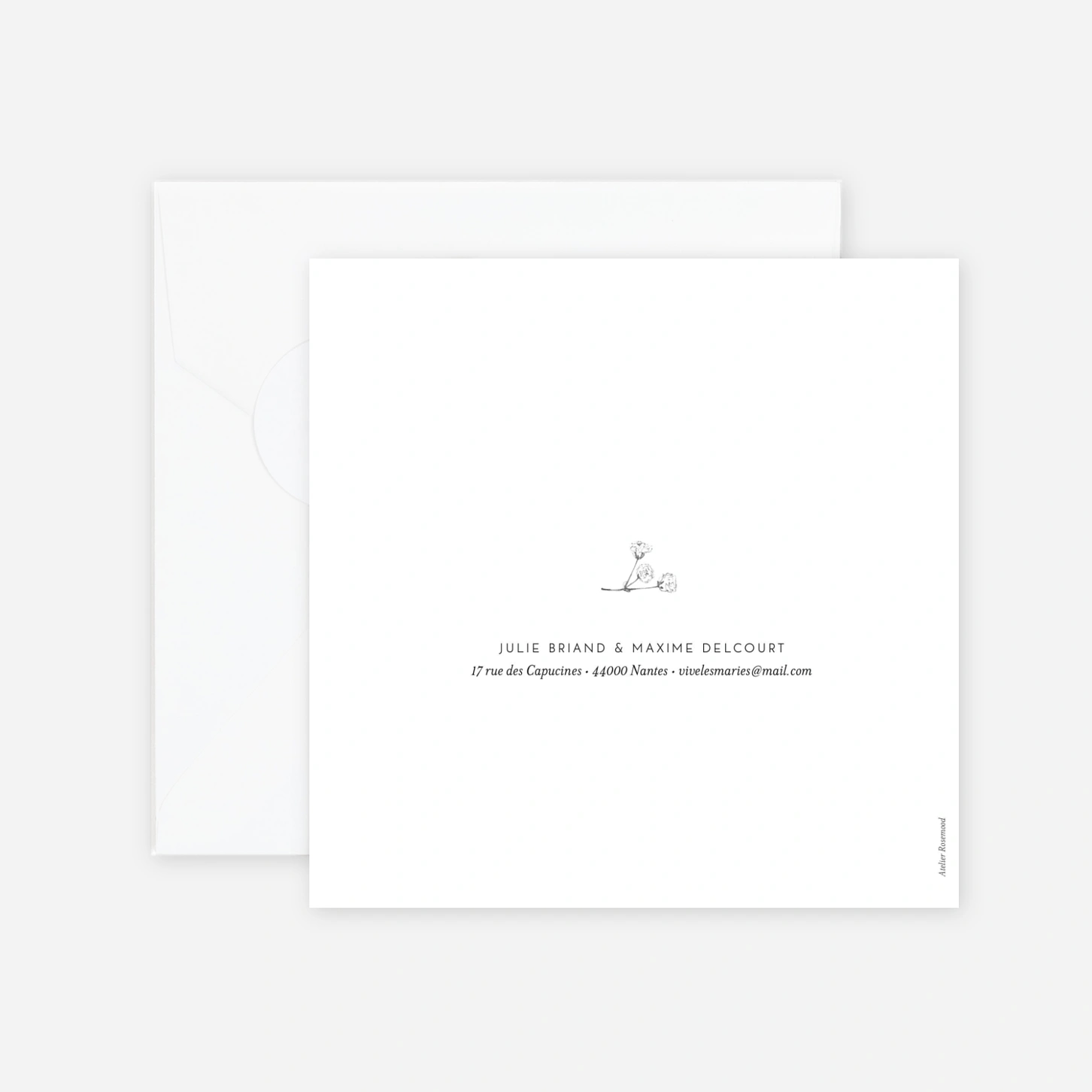 Faire-part mariage Joli brin