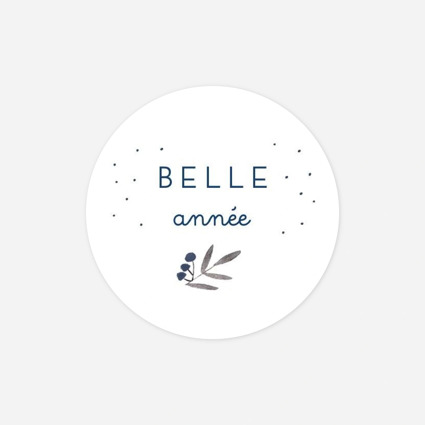 Étiquette cadeau Noël Jolies brindilles