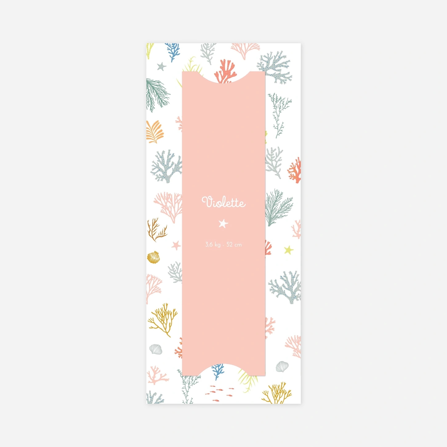 Faire-part naissance Jolis coraux