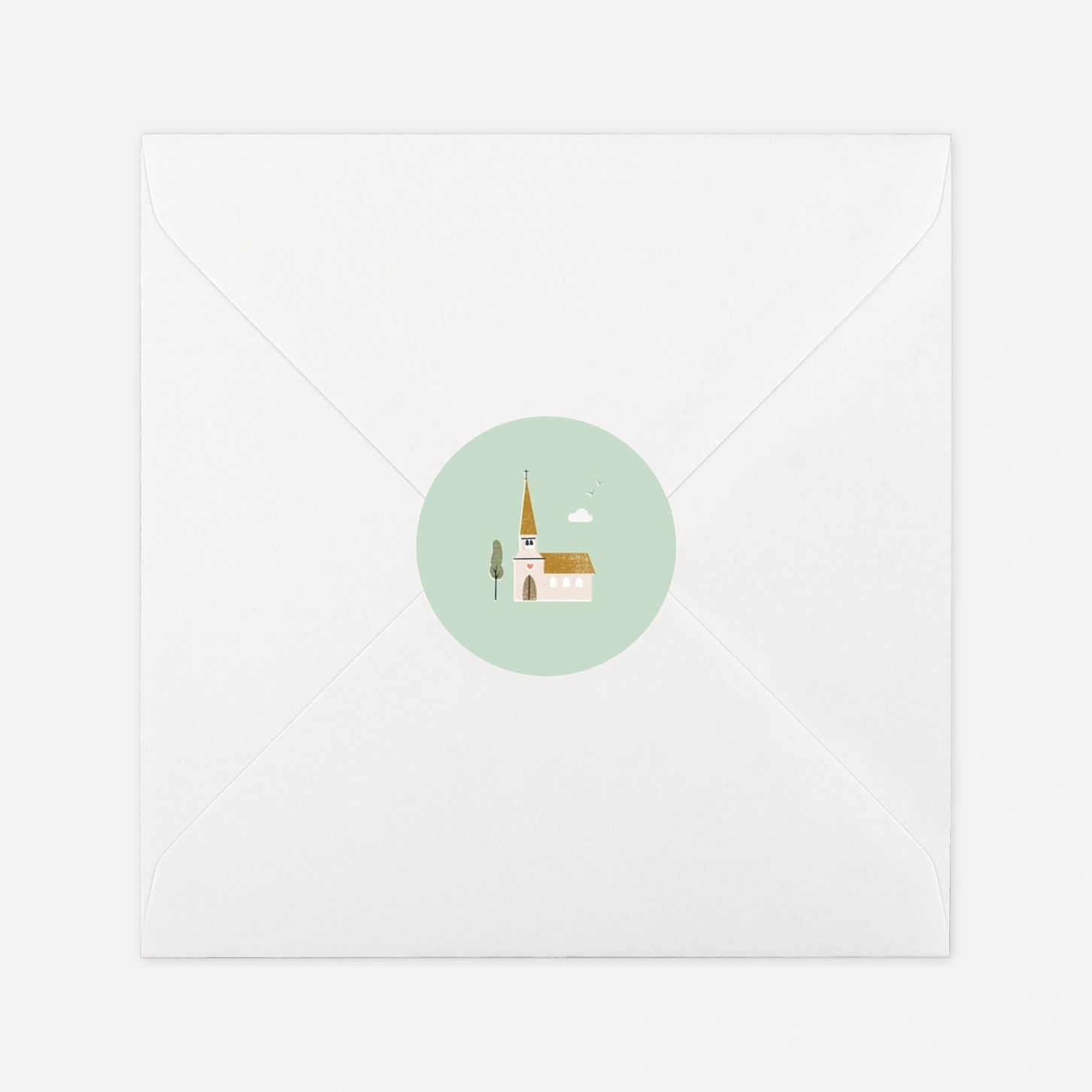 Étiquette confirmation Jour de fête