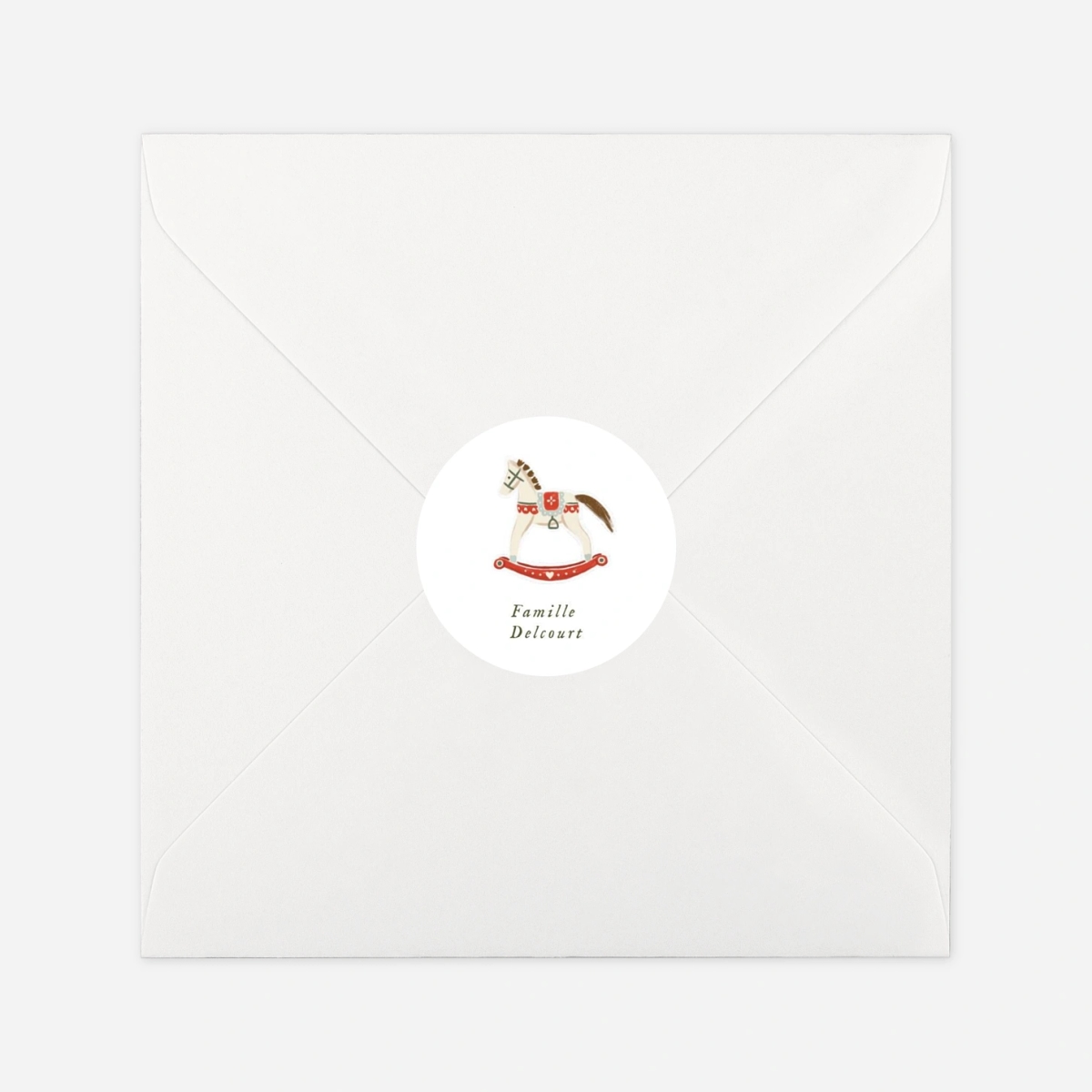 Étiquette cadeau Noël Jouets d'antan