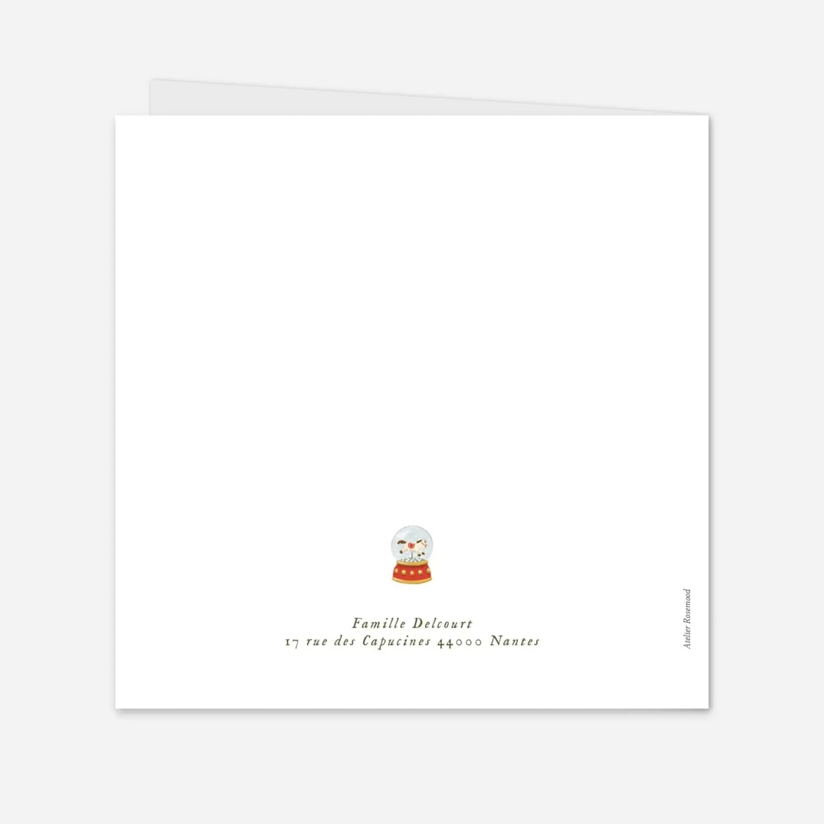 Carte de voeux Jouets d'antan