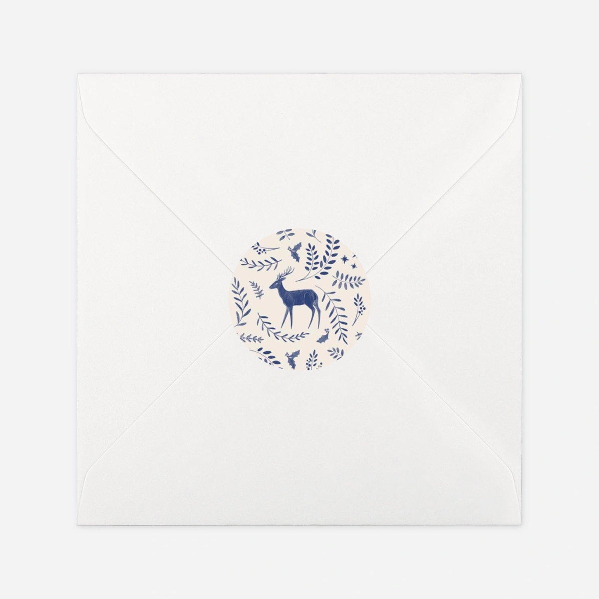 Étiquette cadeau Noël Laponie