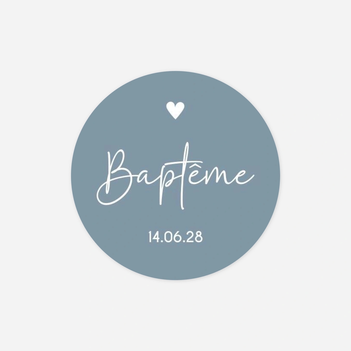 Stickers pour enveloppes baptême Douce promesse