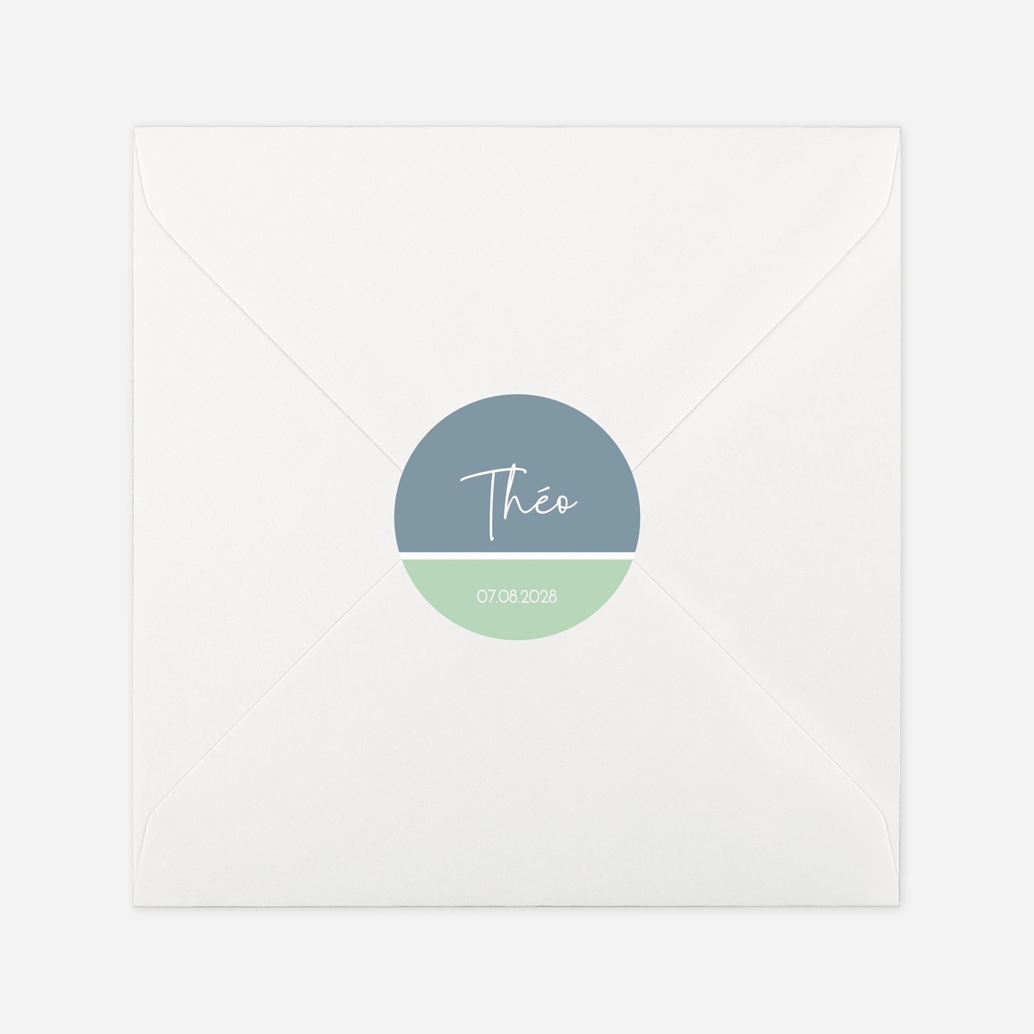 Stickers pour enveloppes baptême Promesse