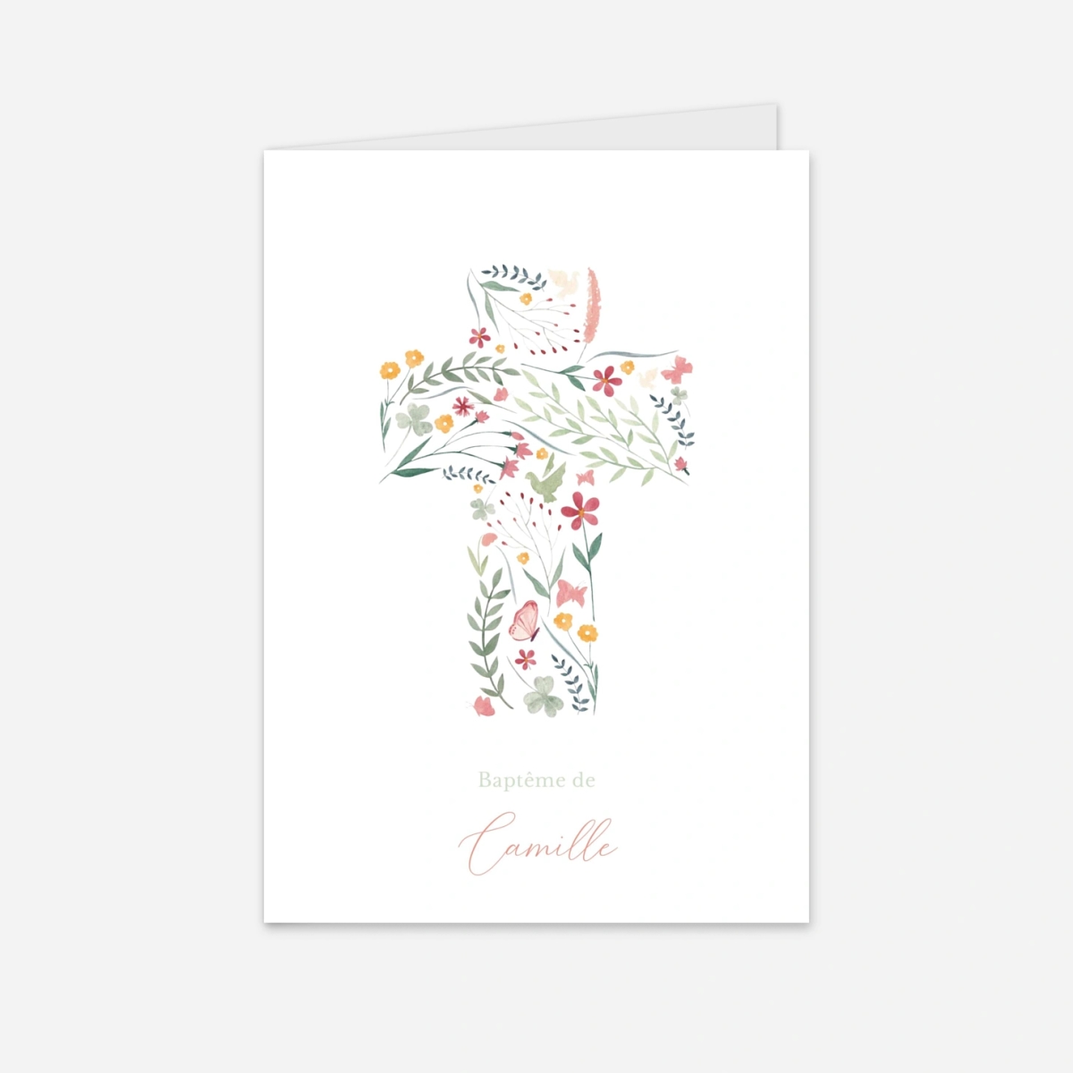 Livret de messe baptême Doux éclat