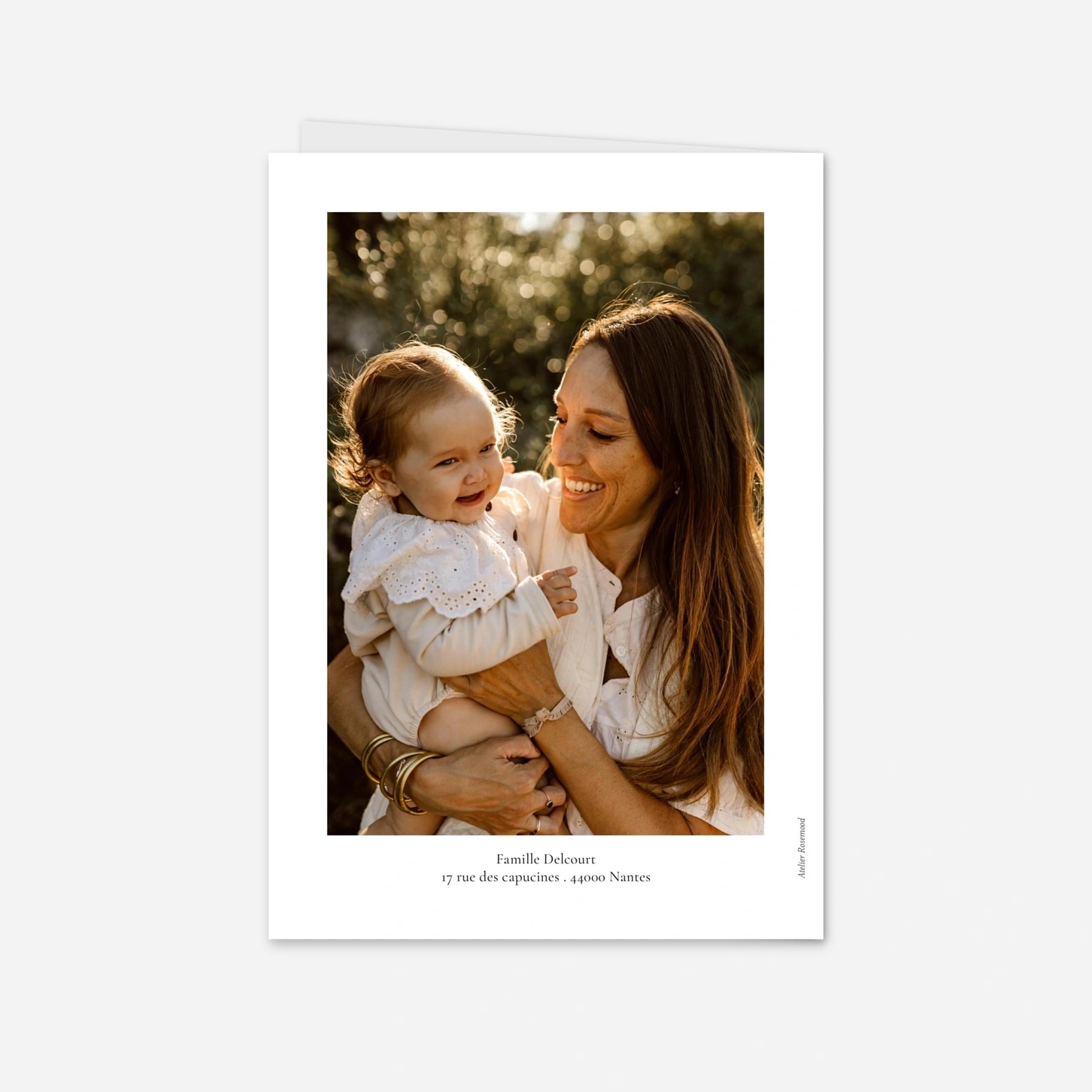 Carte de voeux Liens du coeur