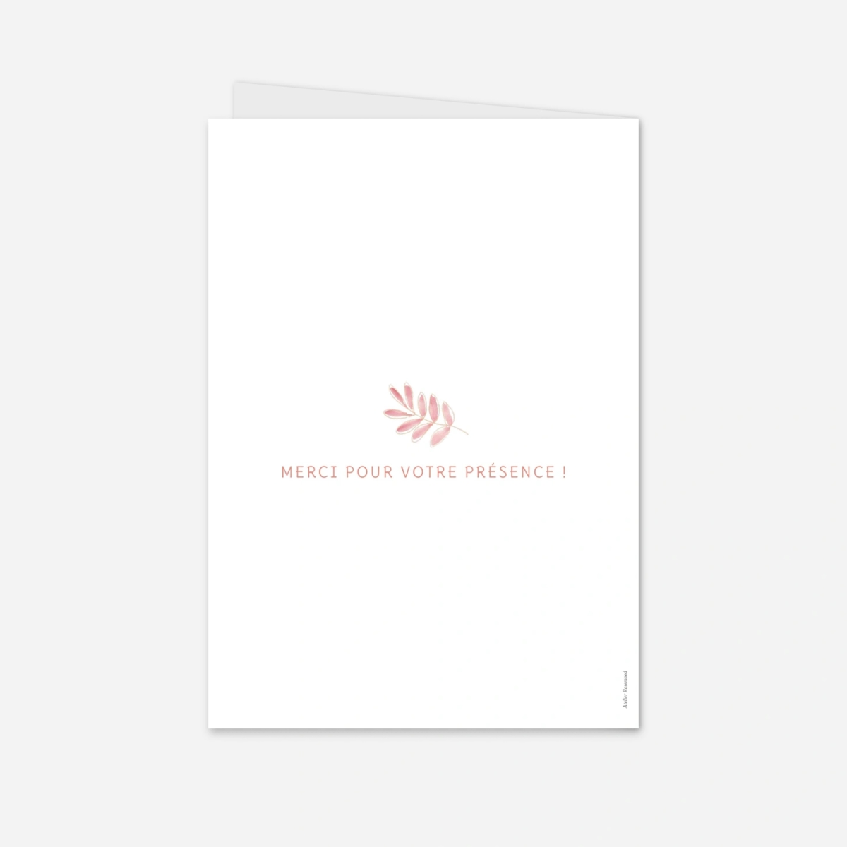 Livret de messe baptême Couronne de printemps